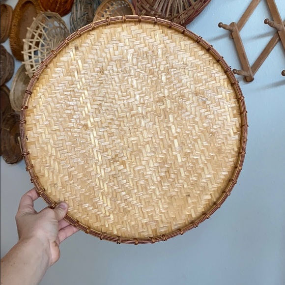 Other - Vintage wicker tray